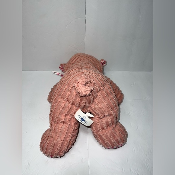 Hugfun Pink Chenelle Plush Pig 12" Peach PREOWNED Clean - Picture 4 of 5